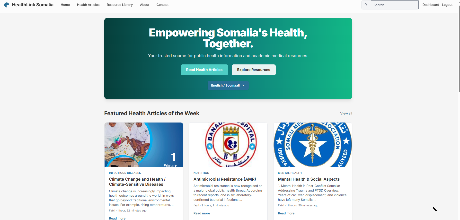 Somali public health